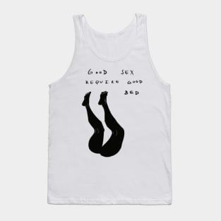 Edgy slogan that boosts your self confidence Tank Top